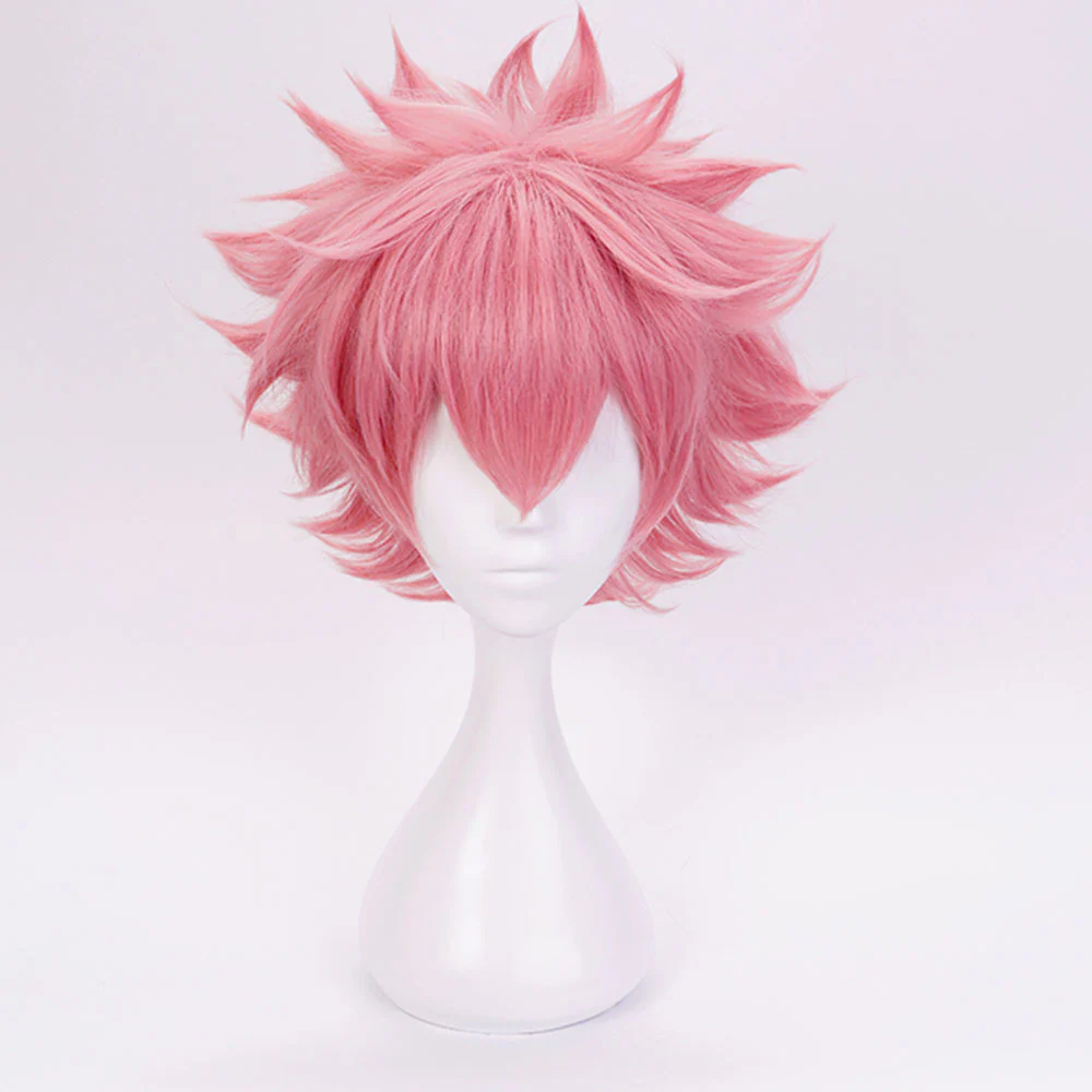 Anime My Hero Academia Ashido Mina Cosplay Wig Heat Resistant Sythentic Hair - Image 3