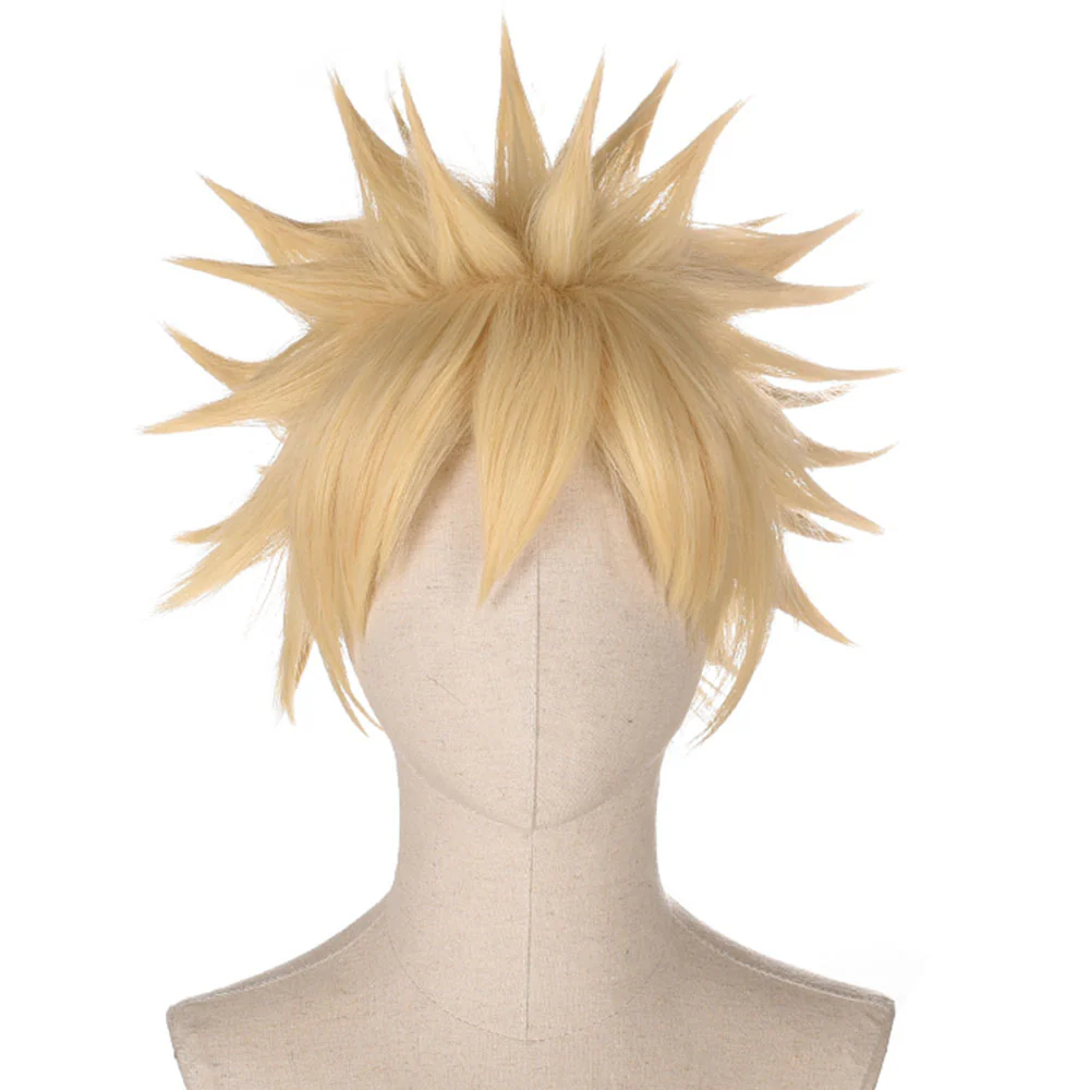 Anime My Hero Academia Bakugou Katsuki Cosplay Wig Heat Resistant Sythentic Hair - Image 2
