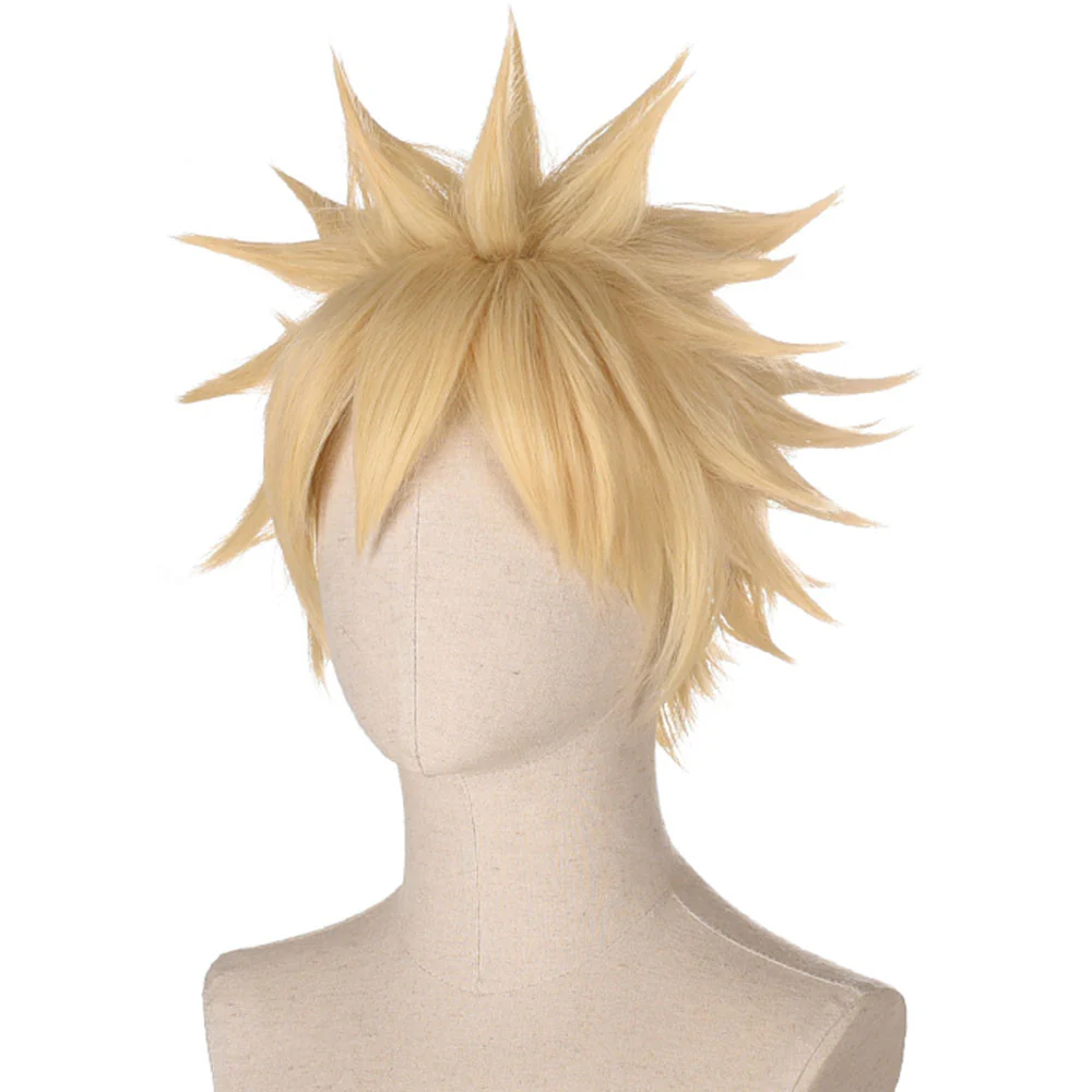 Anime My Hero Academia Bakugou Katsuki Cosplay Wig Heat Resistant Sythentic Hair - Image 5