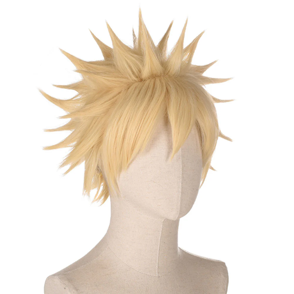 Anime My Hero Academia Costume Bakugou Katsuki Training/Gym Cosplay Outfit with Wig - Image 8