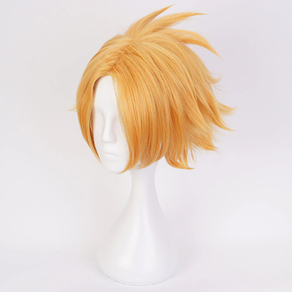 Anime My Hero Academia Costume Kaminari Denki Training/Gym Cosplay Outfit with Wig - Image 11