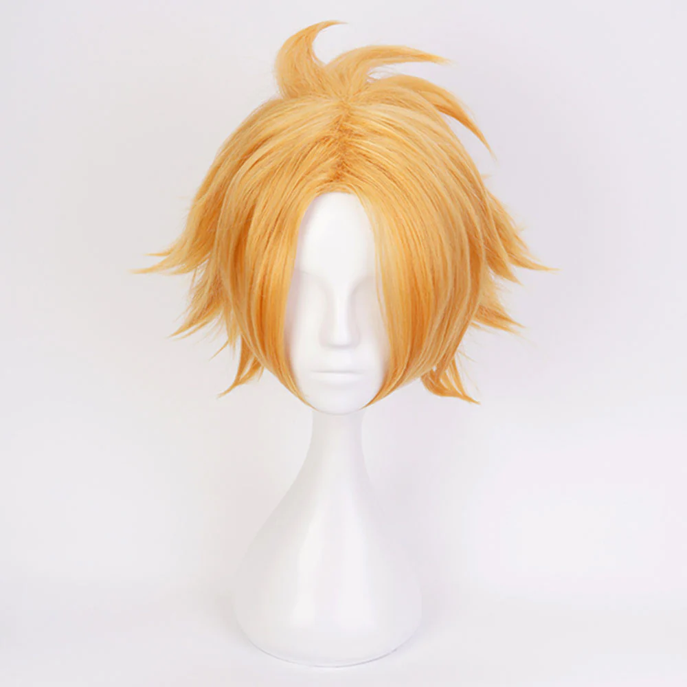 Anime My Hero Academia Costume Kaminari Denki Training/Gym Cosplay Outfit with Wig - Image 8