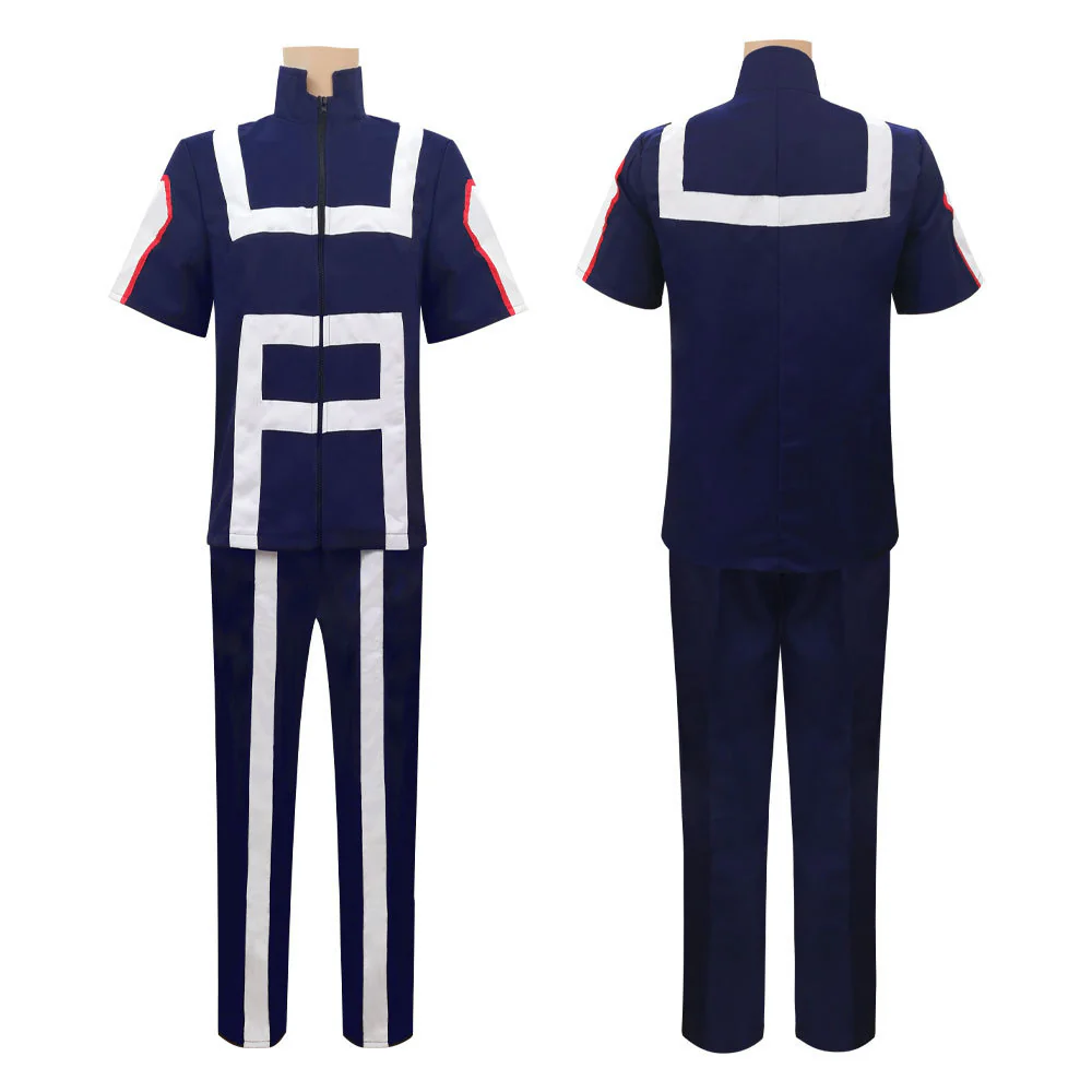 Anime My Hero Academia Costume Kendo Itsuka Training/Gym Cosplay Outfit with Wig - Image 5