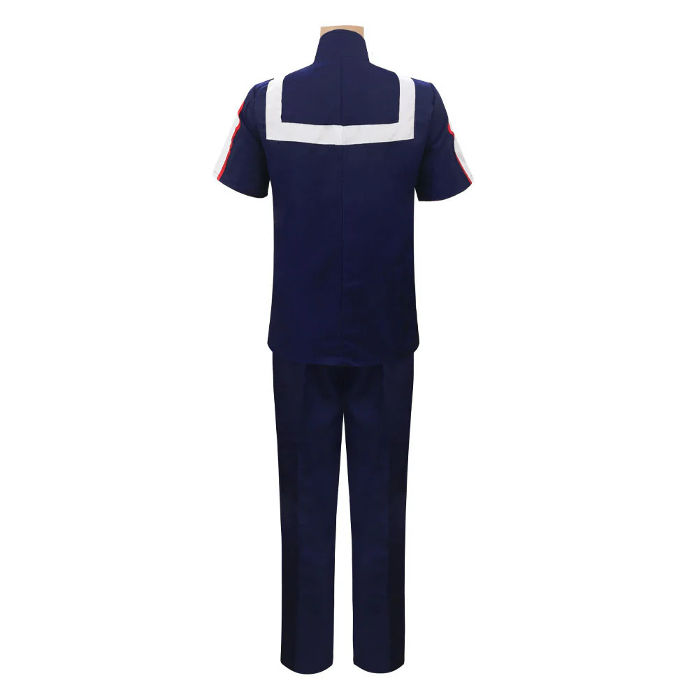 Anime My Hero Academia Costume Shigaraki Tomura Training/Gym Cosplay Outfit with Wig - Image 3