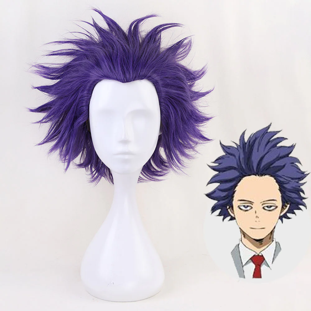 Anime My Hero Academia Costume Shinso Hitoshi Training/Gym Cosplay Outfit with Wig - Image 7