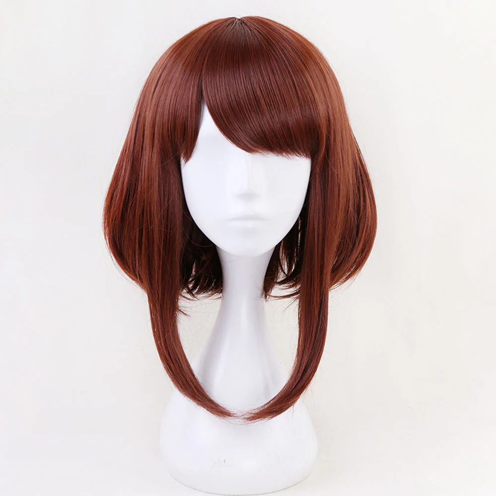 Anime My Hero Academia Costume Uraraka Ochaco Training/Gym Cosplay Outfit with Wig - Image 7