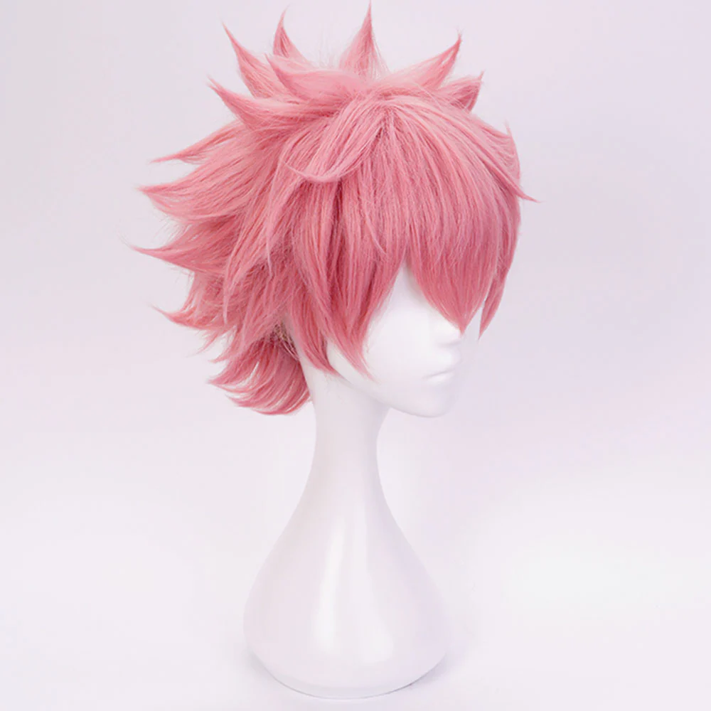 Anime My Hero Academia Costume Ashido Mina Training/Gym Cosplay Outfit with Wig - Image 11