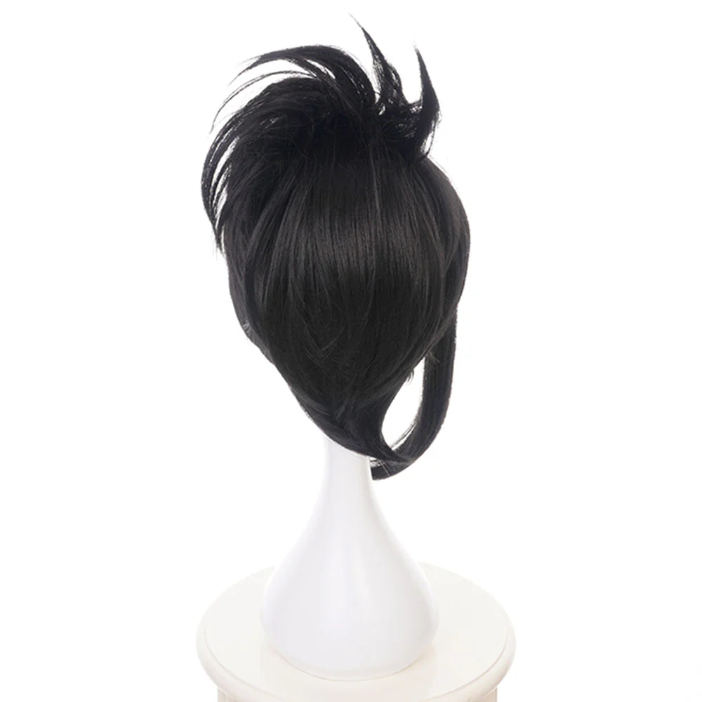 Anime My Hero Academia Costume Yaoyorozu Momo Training/Gym Cosplay Outfit with Wig - Image 9