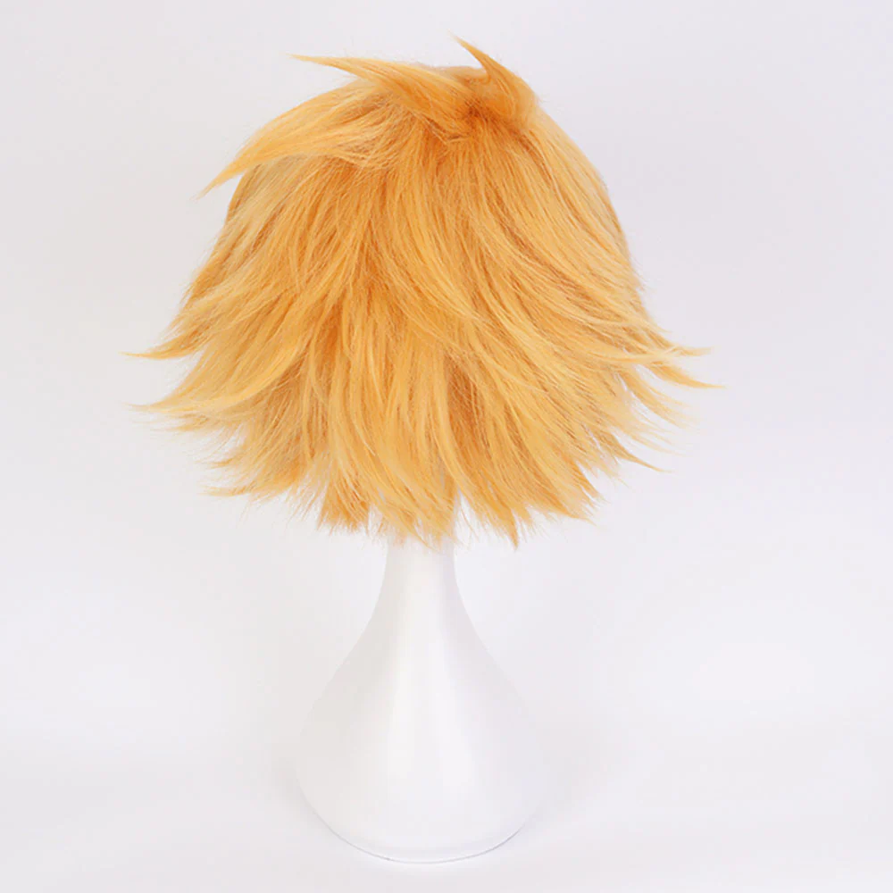 Anime My Hero Academia Kaminari Denki Cosplay Wig Heat Resistant Sythentic Hair - Image 4