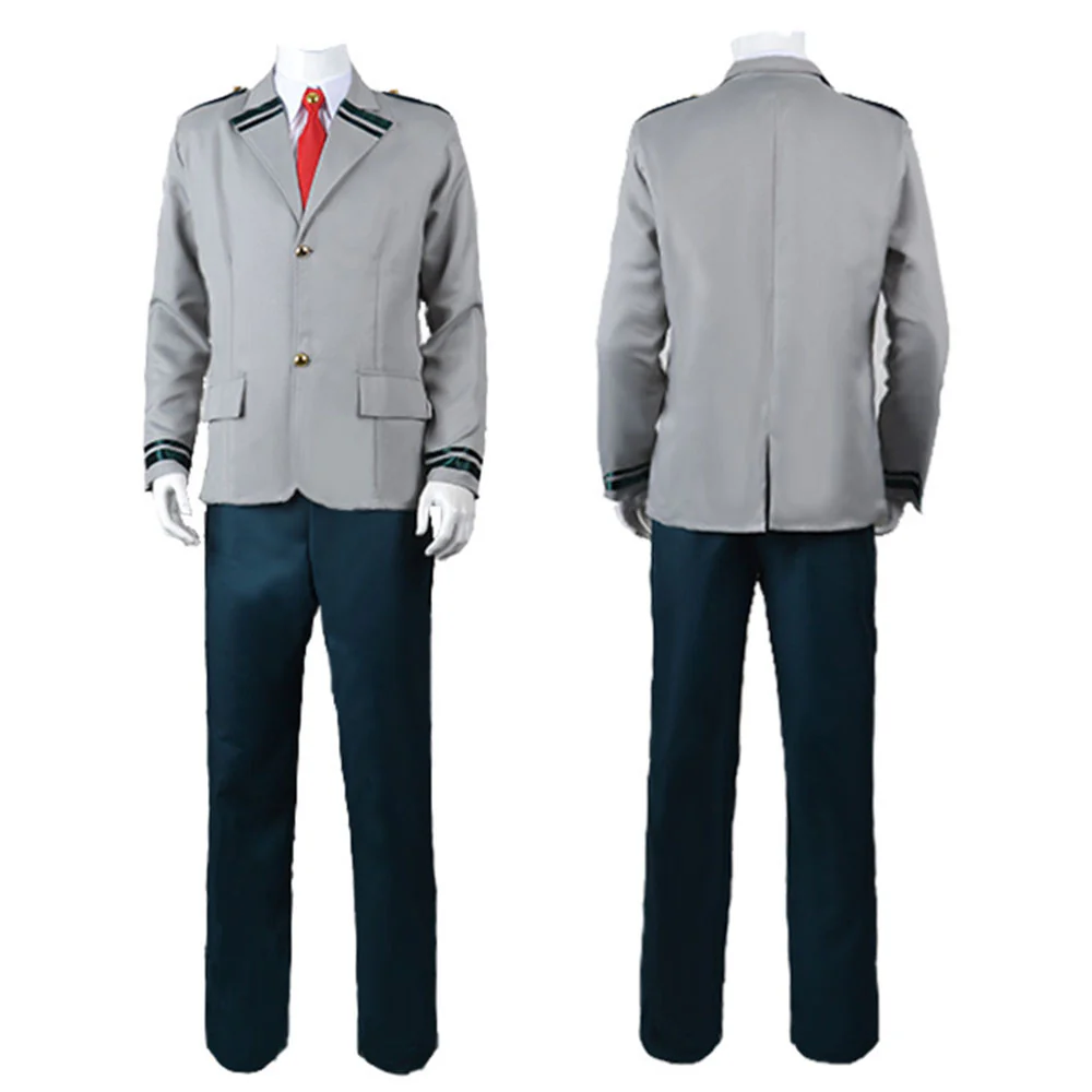 Anime My Hero Academia Midoriya Izuku School Uniform with Jacket Cosplay Unisex - Image 2