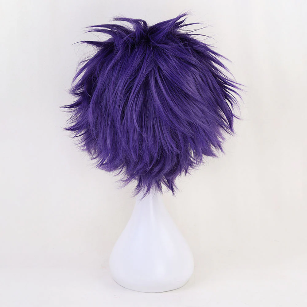 Anime My Hero Academia Shinso Hitoshi Cosplay Wig Heat Resistant Sythentic Hair - Image 4