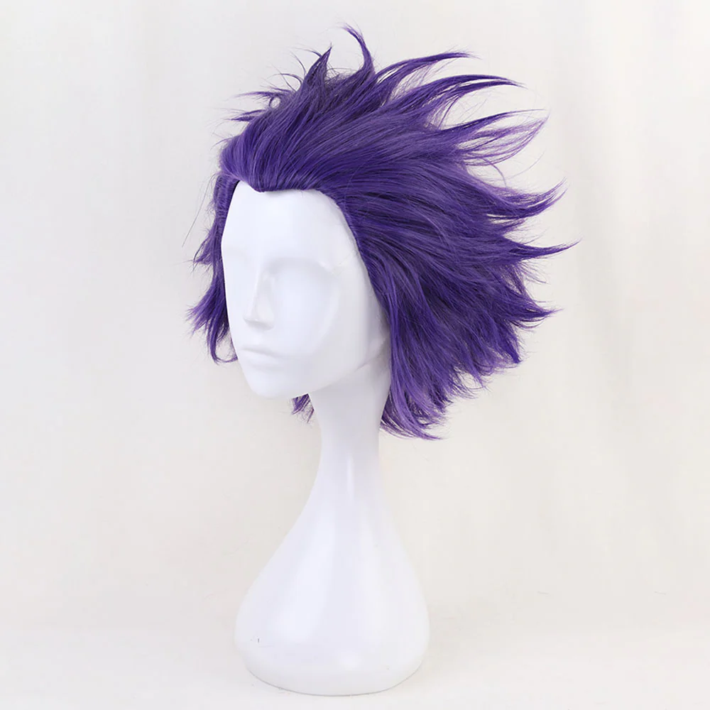 Anime My Hero Academia Shinso Hitoshi Cosplay Wig Heat Resistant Sythentic Hair - Image 5
