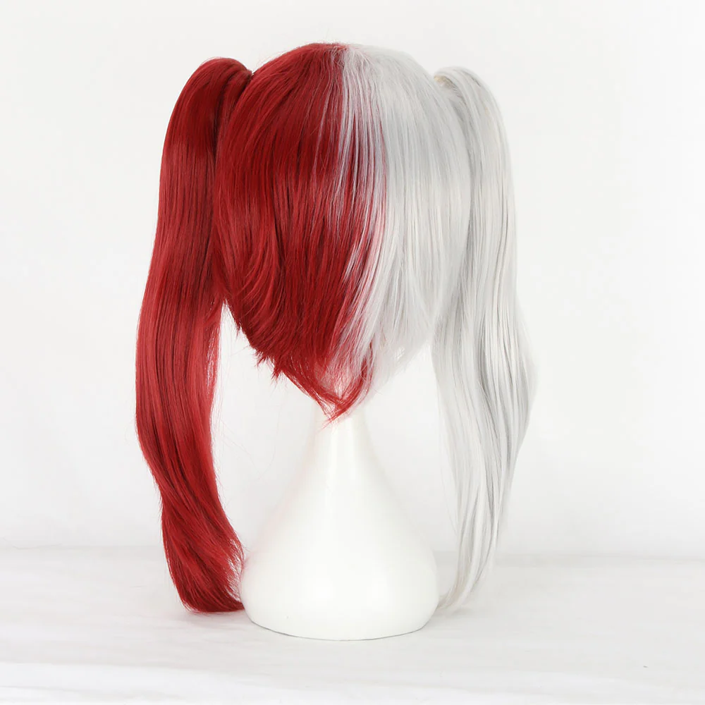 Anime My Hero Academia Todoroki Shoto Female Cosplay Wig Heat Resistant Sythentic Hair - Image 5
