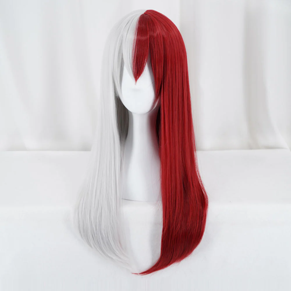 Anime My Hero Academia Todoroki Shoto Girl Cosplay Wig Heat Resistant Sythentic Hair - Image 5