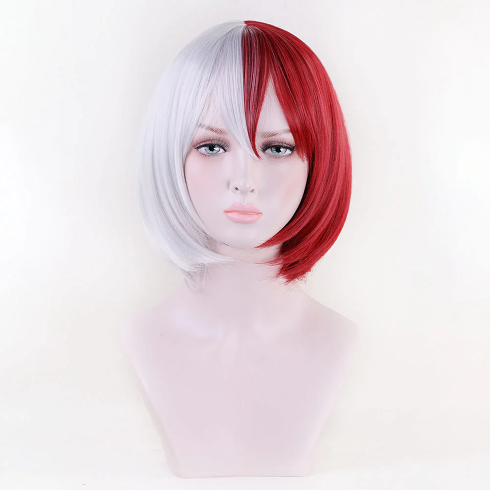 Anime My Hero Academia Todoroki Shoto Male Cosplay Wig Heat Resistant Sythentic Hair - Image 2