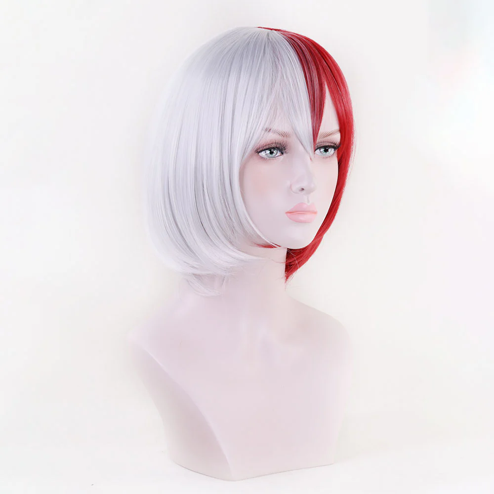 Anime My Hero Academia Todoroki Shoto Male Cosplay Wig Heat Resistant Sythentic Hair - Image 4