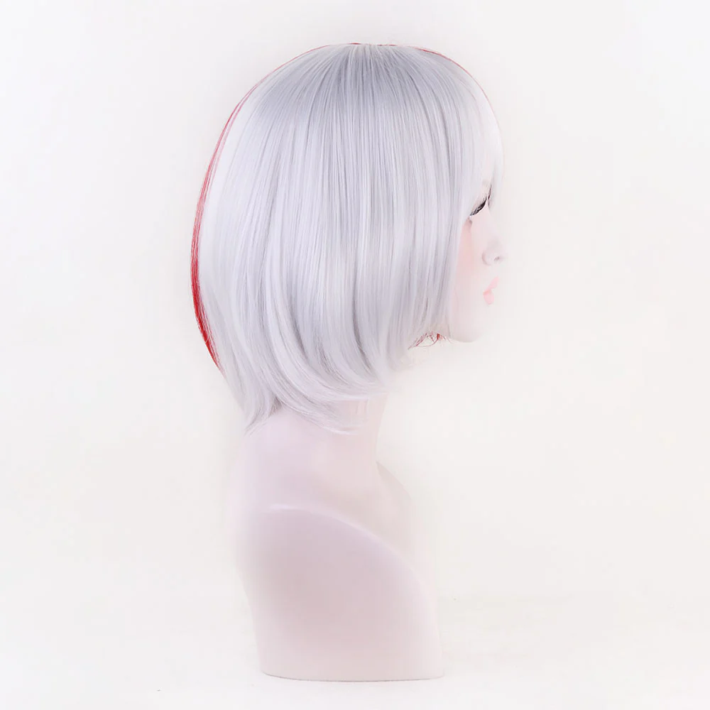 Anime My Hero Academia Todoroki Shoto Male Cosplay Wig Heat Resistant Sythentic Hair - Image 5