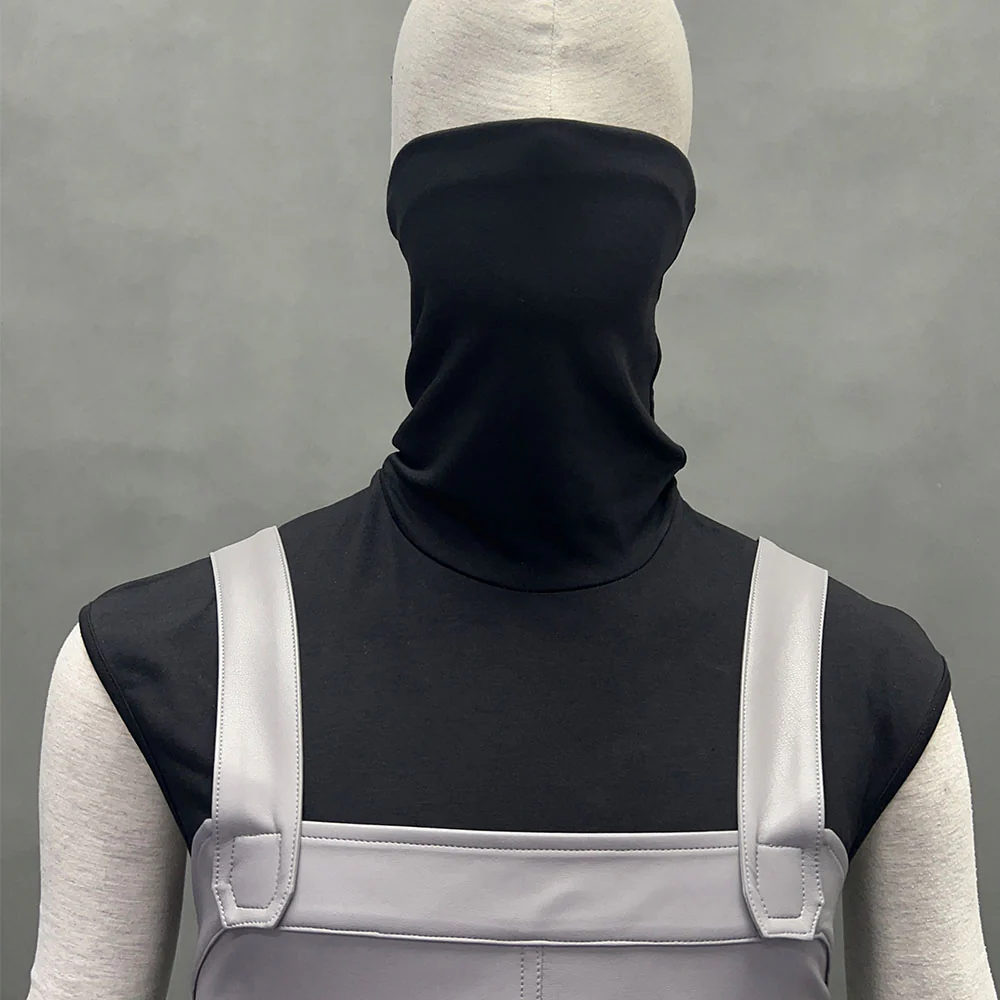 Anime Naruto Costume Hatake Kakashi Anbu Cosplay Mask Shirt Gray full Outfits with Accessories - Image 6
