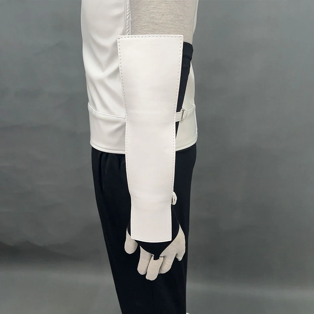 Anime Naruto Costume Hatake Kakashi Anbu Cosplay Mask Shirt White full Outfits with Accessories - Image 6