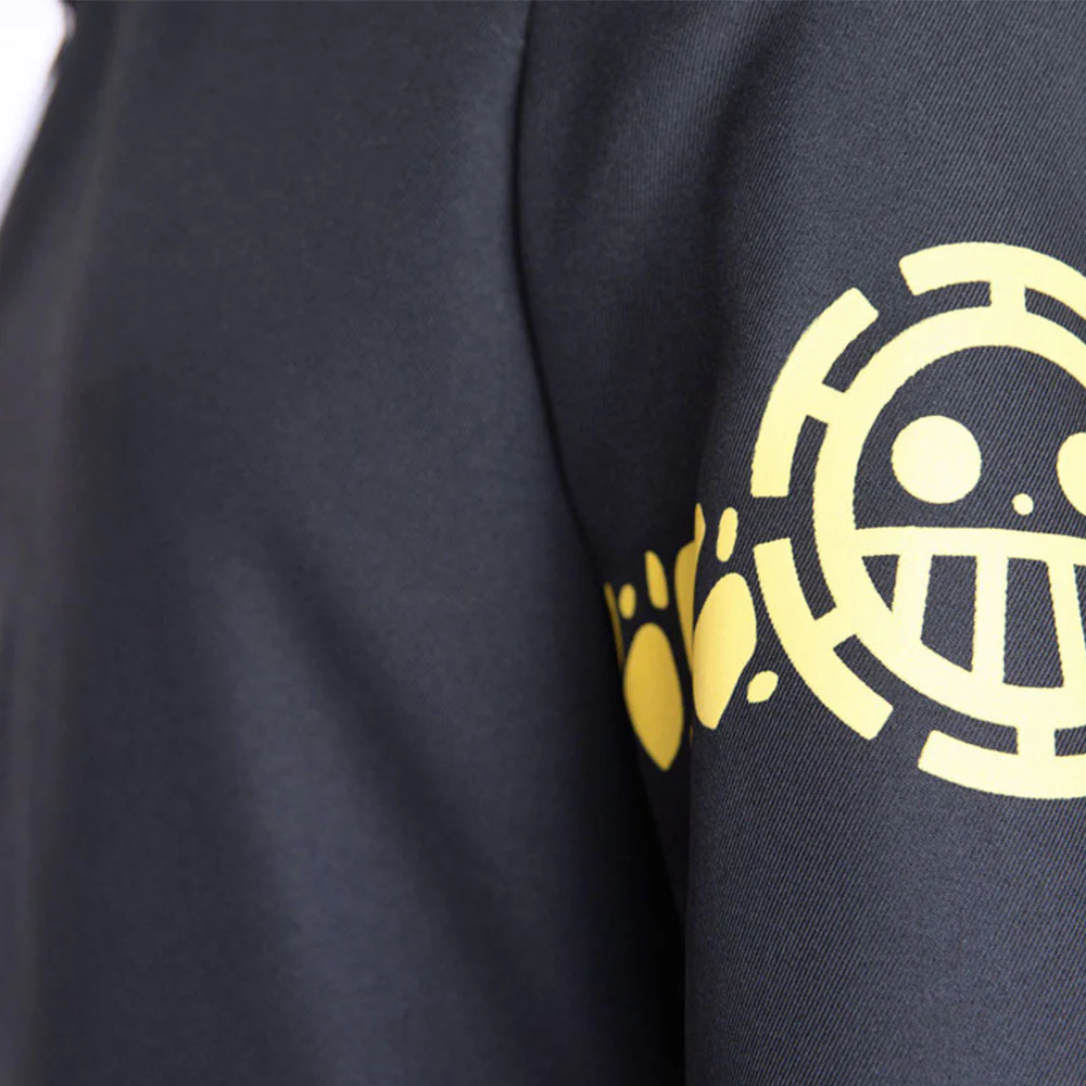 Anime One Piece Costume Trafalgar Law Cosplay Robe Cloak with Hat for Men - Image 6