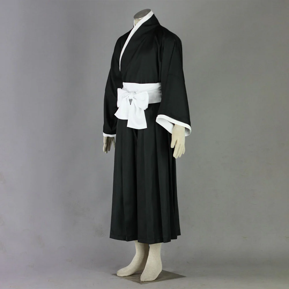 Bleach Costume 3PCS Die Pa Cosplay Kimono full Outfit for Men and Kids - Image 2