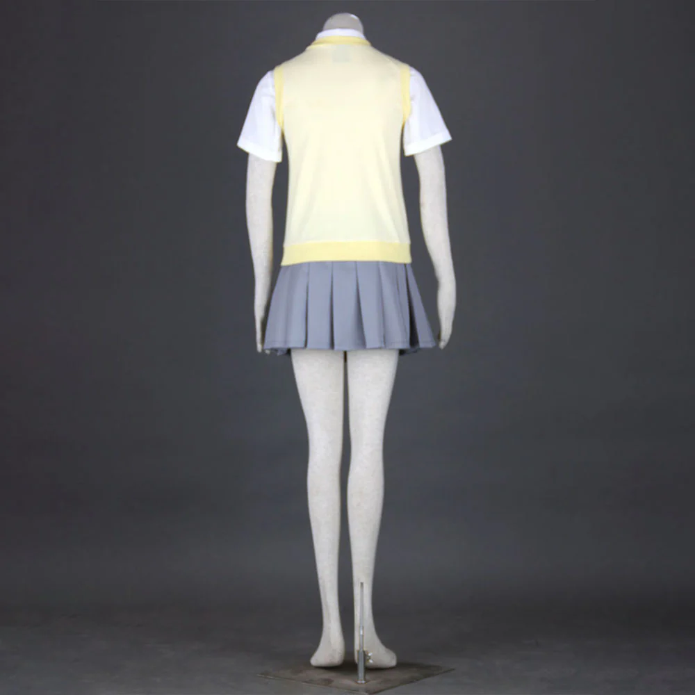 Bleach Costume High School Uniform Cosplay full Outfit with Sweater for Women and Kids - Image 3