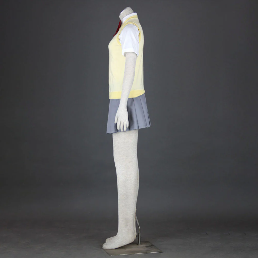 Bleach Costume High School Uniform Cosplay full Outfit with Sweater for Women and Kids - Image 4