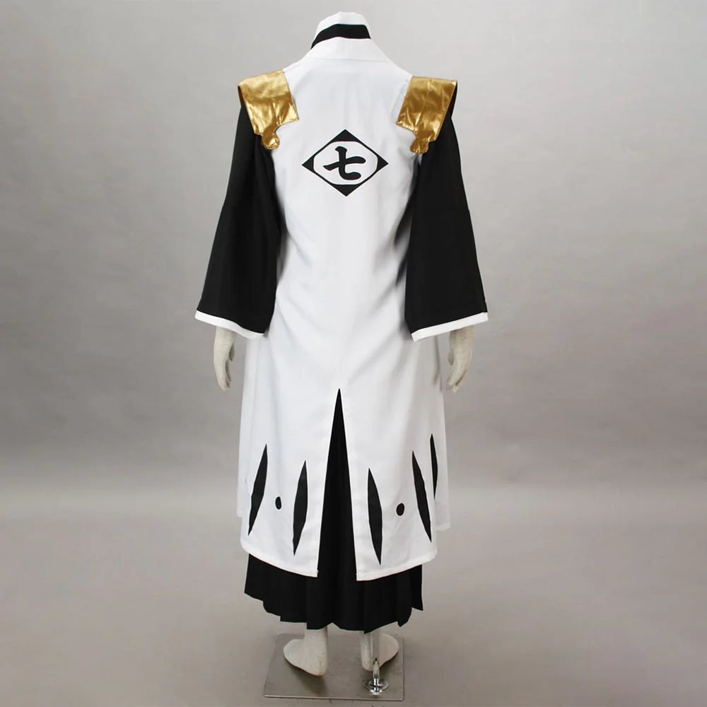 Bleach Costume Komamura Sajin Cosplay Kimono Set 7th Division Captain Costume for Men and Kids - Image 3