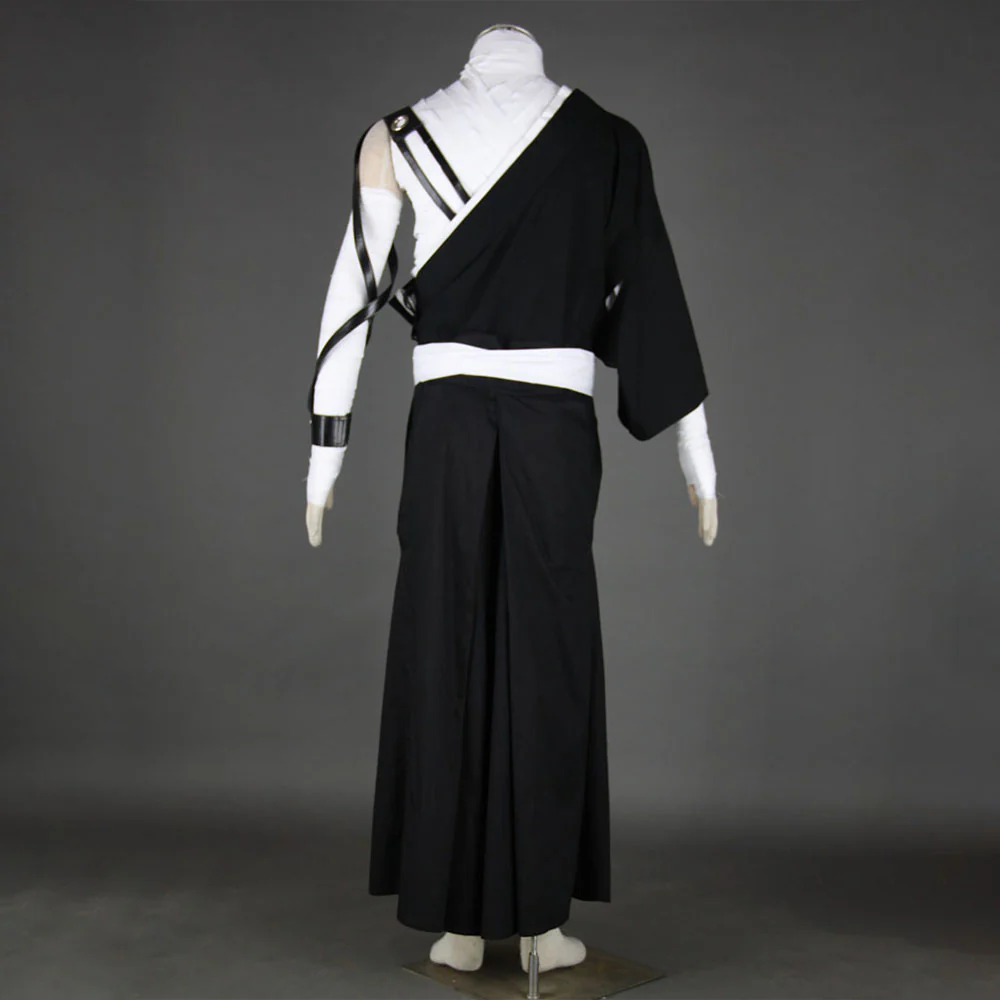 Bleach Costume Kurosaki Ichigo Cosplay full Outfit with Robe for Men and Kids - Image 6