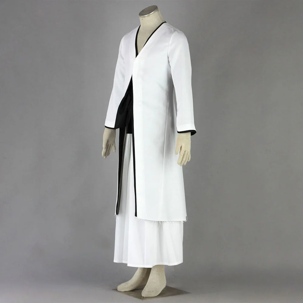 Bleach Costume Kurosaki Ichigo Cosplay White Kimono Full Outfit for Men and Kids - Image 2
