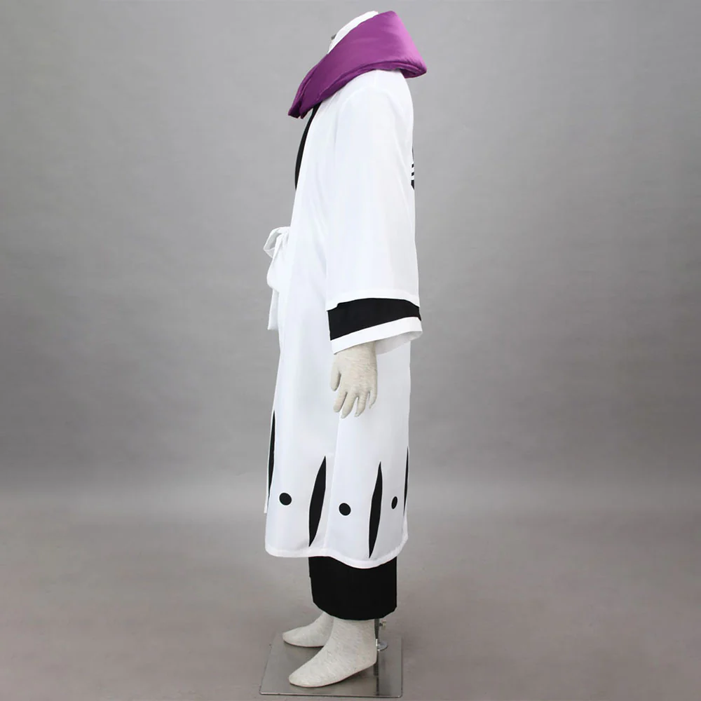 Bleach Costume Kurotsuchi Mayuri Cosplay Kimono Outfit 12th Division Captain Costume for Men and Kids - Image 5
