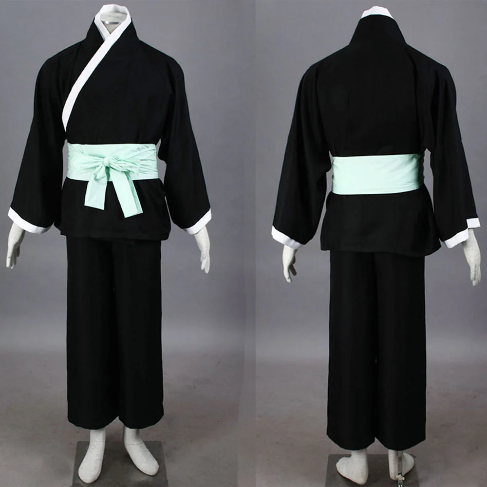 Bleach Costume Kyoraku Shunsui Cosplay Kimono Outfit 8th Division Captain Costume for Men and Kids - Image 6