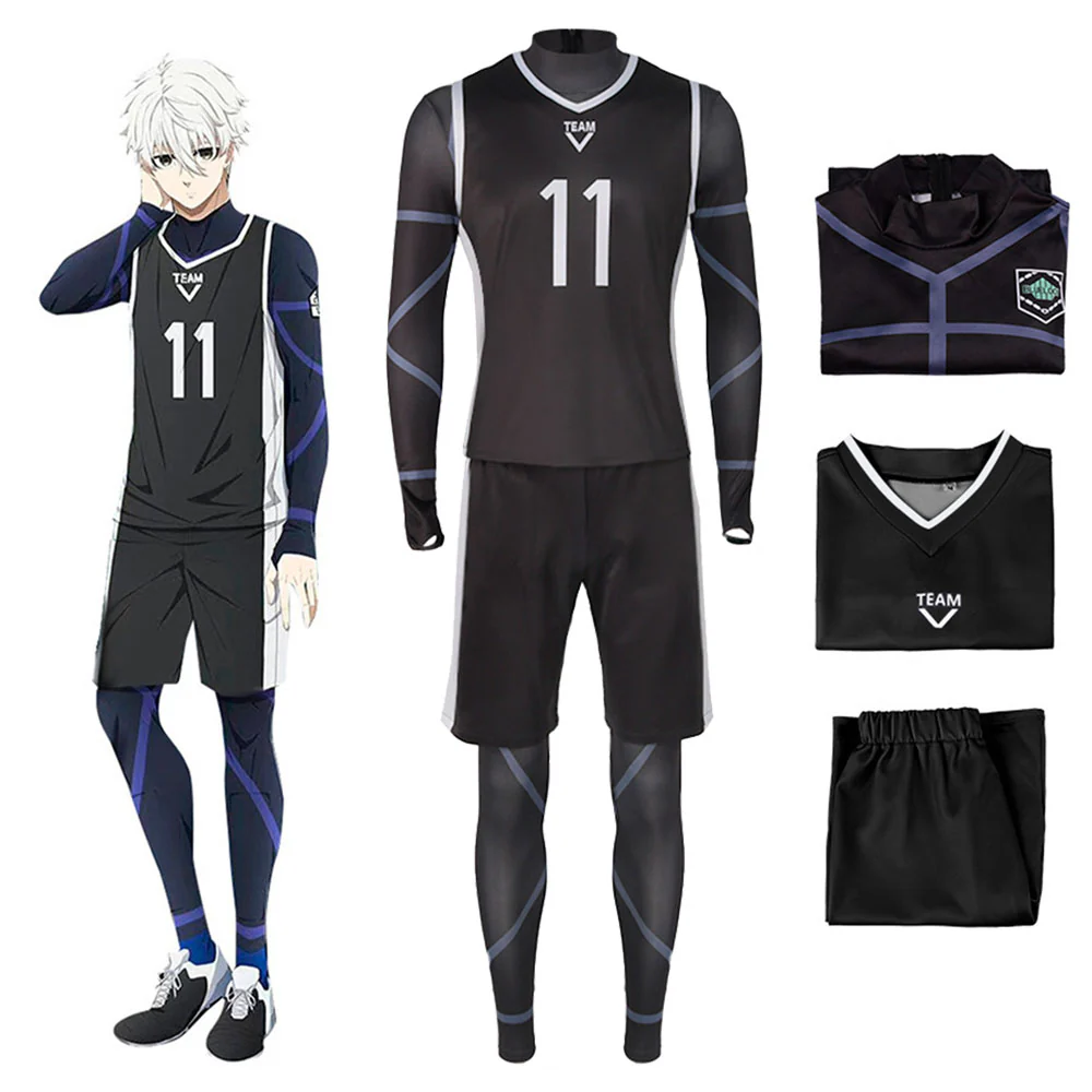 Blue Lock Costumes Isagi Yoichi Kunigami Rensuke Bachira Meguru Chigiri Hyom Cosplay Football Unifrom - Image 5