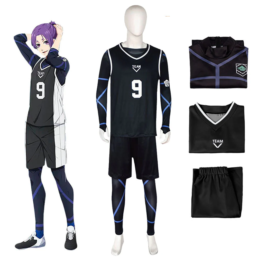 Blue Lock Costumes Isagi Yoichi Kunigami Rensuke Bachira Meguru Chigiri Hyom Cosplay Football Unifrom - Image 6