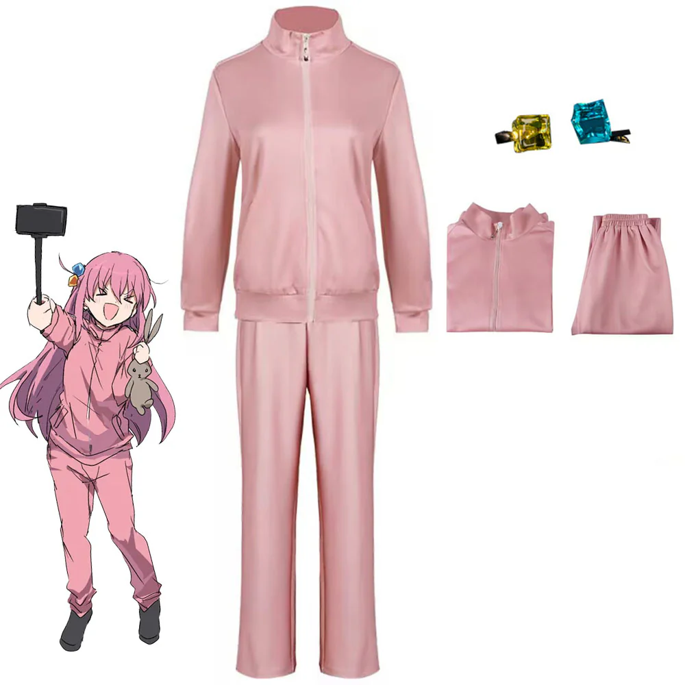 Bocchi the Rock Costume Gotoh Hitori Cosplay Full Outfit for Women - Image 7