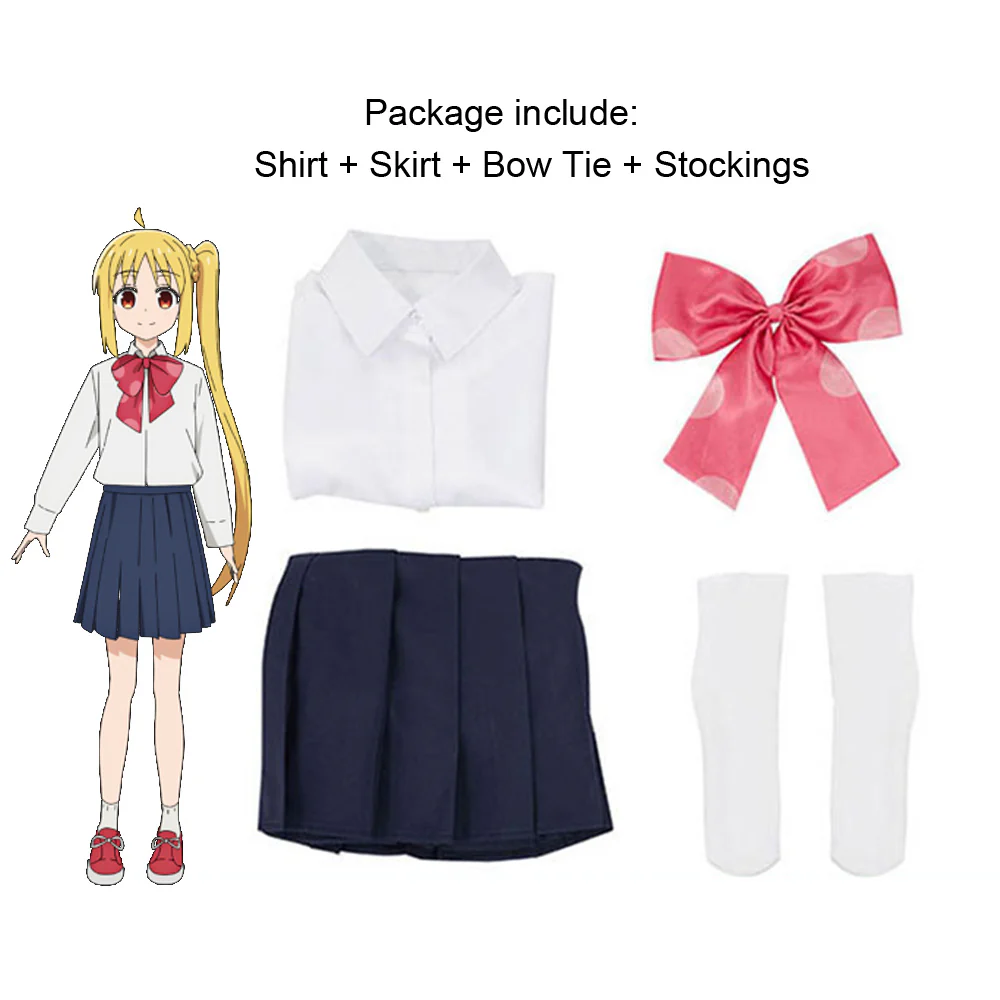 Bocchi the Rock Costume Ijichi Nijika Cosplay Full Outfit for Women - Image 4