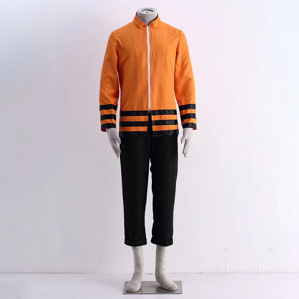Boruto Costume Naruto as Father Cosplay full Outfit for Men and Kids - Image 2