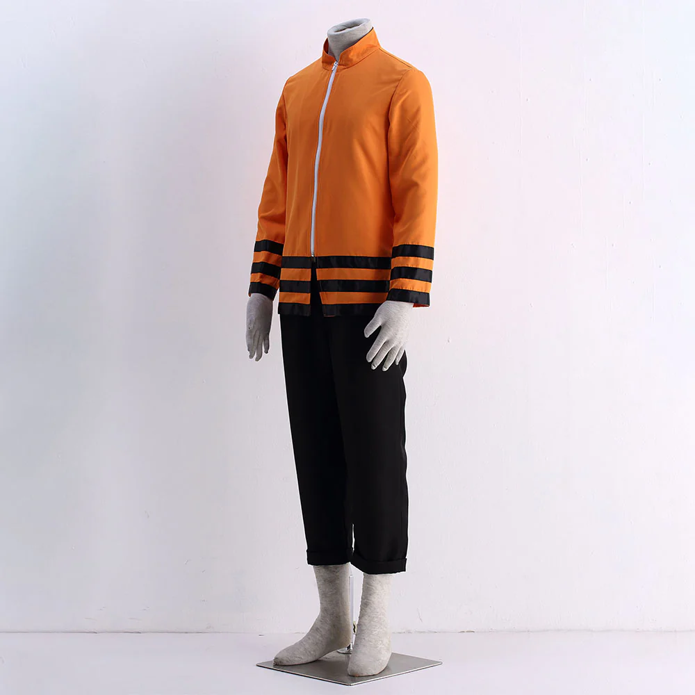 Boruto Costume Naruto as Father Cosplay full Outfit for Men and Kids - Image 3