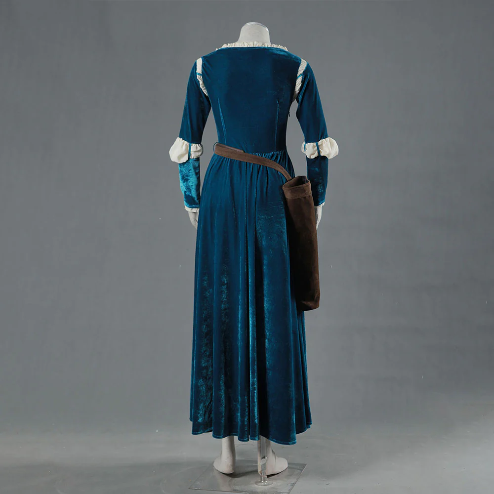 Brave Costume Princess Merida Cosplay Dress with Accessories for Women and Kids - Image 3