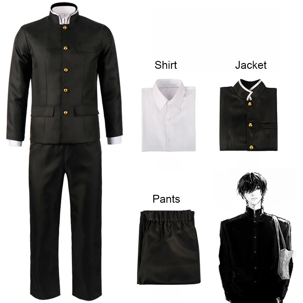 Chainsaw Man Costume Hirofumi Yoshida Cosplay full Suits Uniform for Men - Image 4