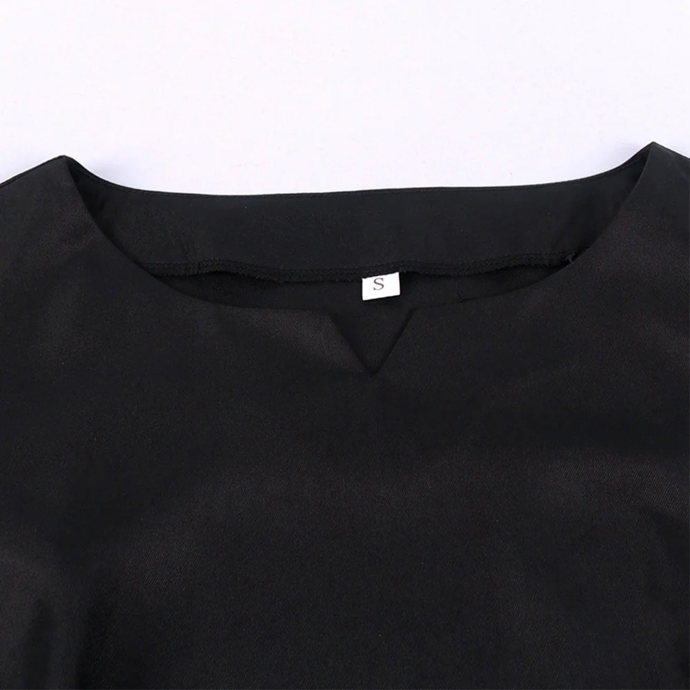 Chainsaw Man Costume Makima Cosplay Black Long Sleeves Dress for Women - Image 5