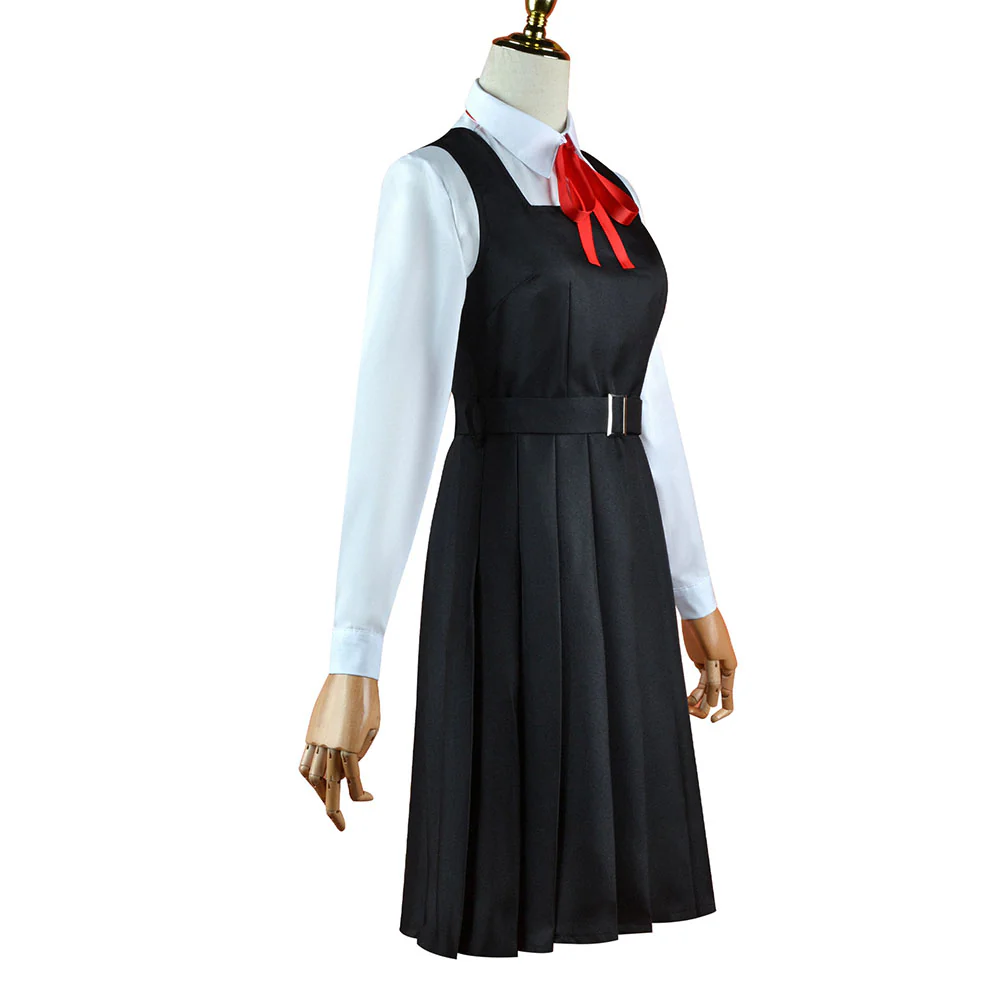 Chainsaw Man Costume Mitaka Asa Cosplay Dress with Accessories for Women - Image 3