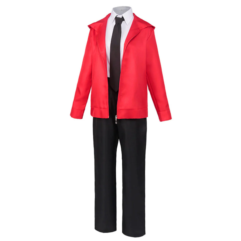 Chainsaw Man Costume Power Cosplay Red full Uniform Suits for Women - Image 3