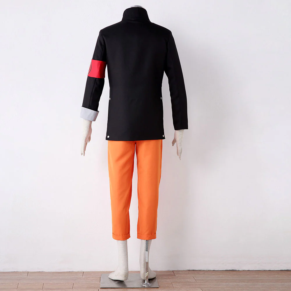 Naruto The Last Costume Naruto Cosplay full Outfit with Scarf for Men and Kids - Image 5