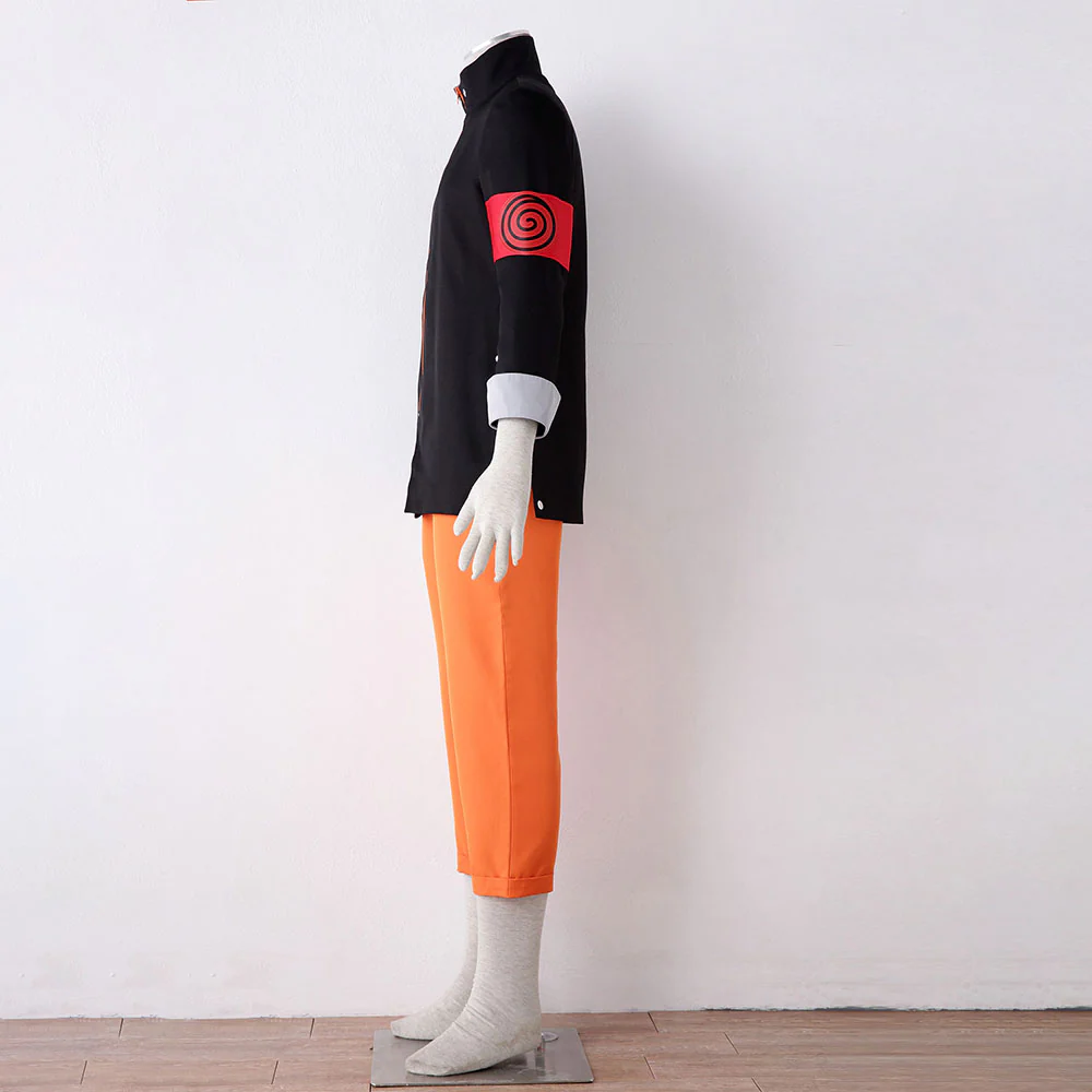Naruto The Last Costume Naruto Cosplay full Outfit with Scarf for Men and Kids - Image 6