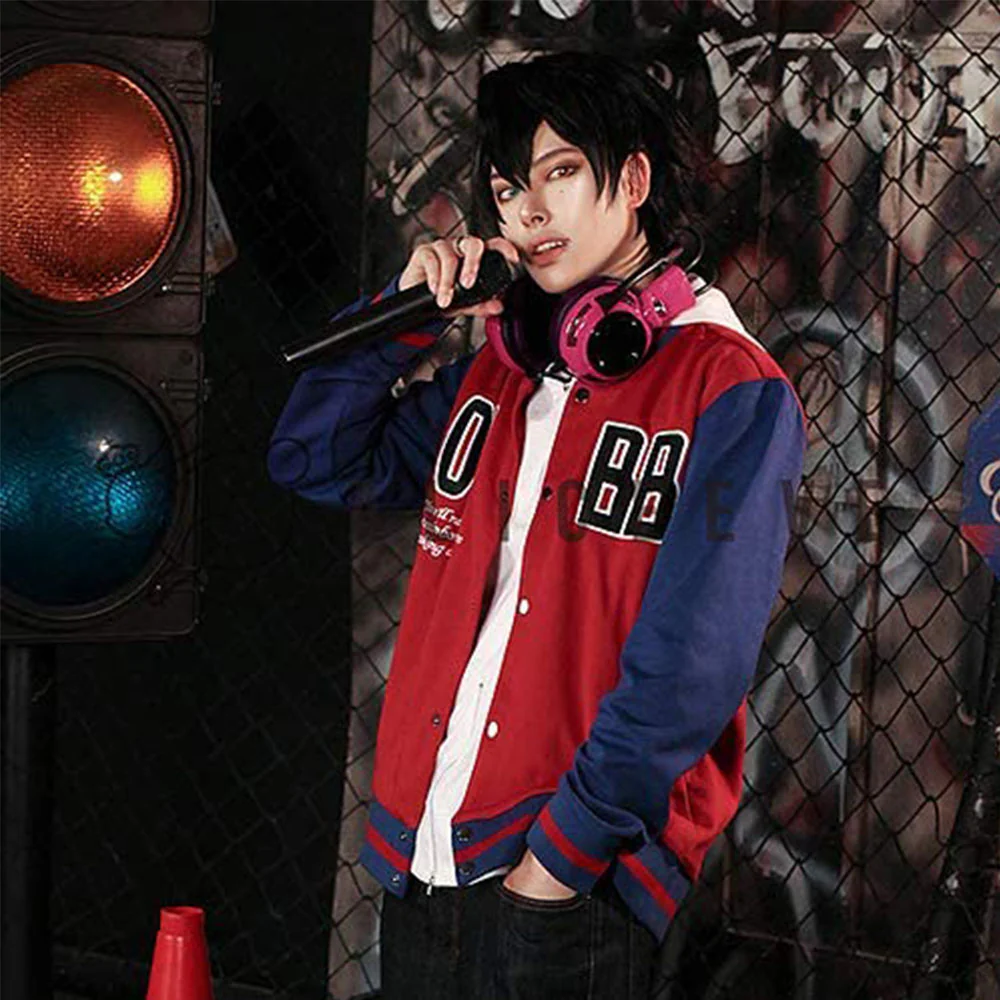 Division Rap Battle Costume Yamada Ichiro Cosplay Red Jacket for Men and Kids - Image 6