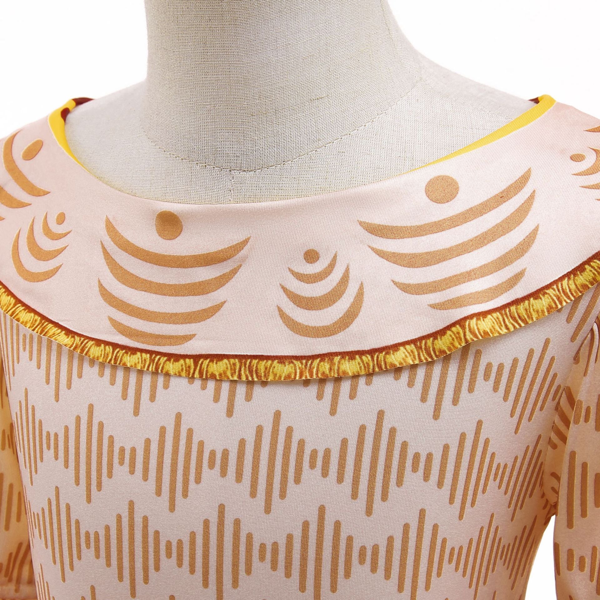 Girls Encanto Costume Dolores Cosplay Short Trumpet Sleeves Orange Dress for Kids - Image 5
