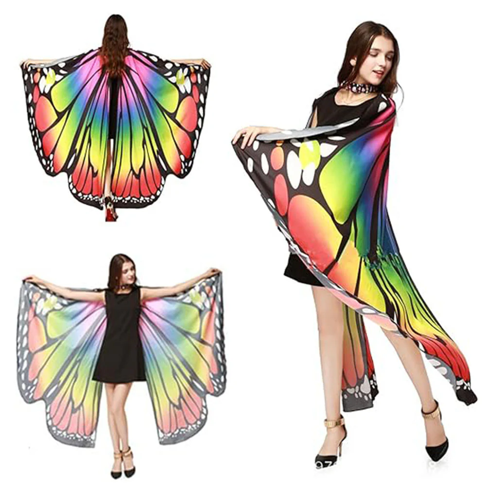 Halloween costume Butterfly Robe Shawl Big Butterfly wings for Women - Image 3