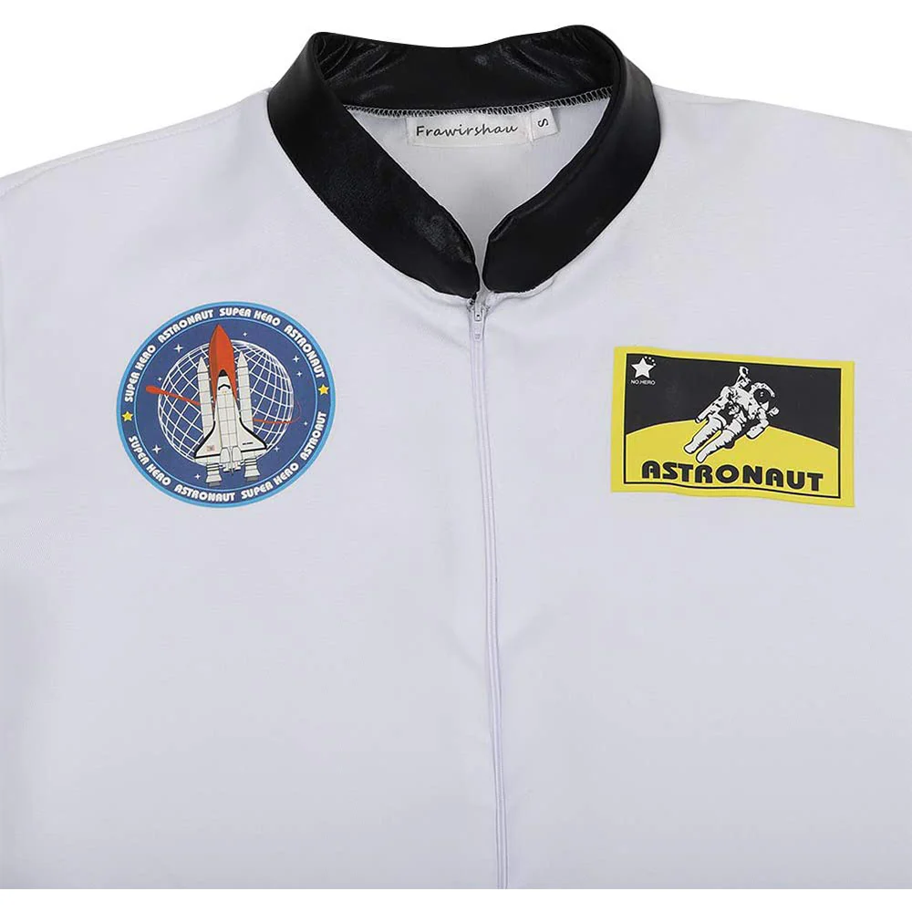 Halloween Costume Space Astronaut Cosplay Air Force Outfit for Men and Kids - Image 16