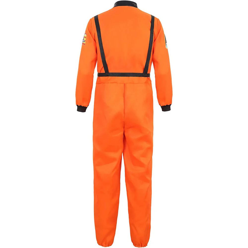 Halloween Costume Space Astronaut Cosplay Air Force Outfit for Men and Kids - Image 3